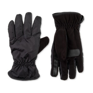 Isotoner Signature Men Insulated Water-Repellent Active Gloves Black Size M